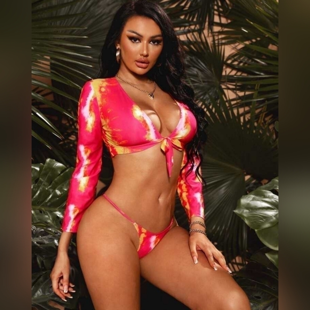Womens Tie Dye Swimsuit